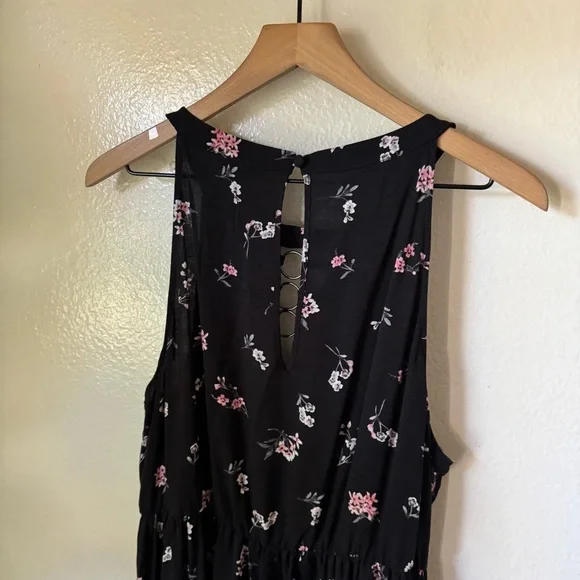 Torrid | Floral Challis High Neck Dress - Picture 7 of 7